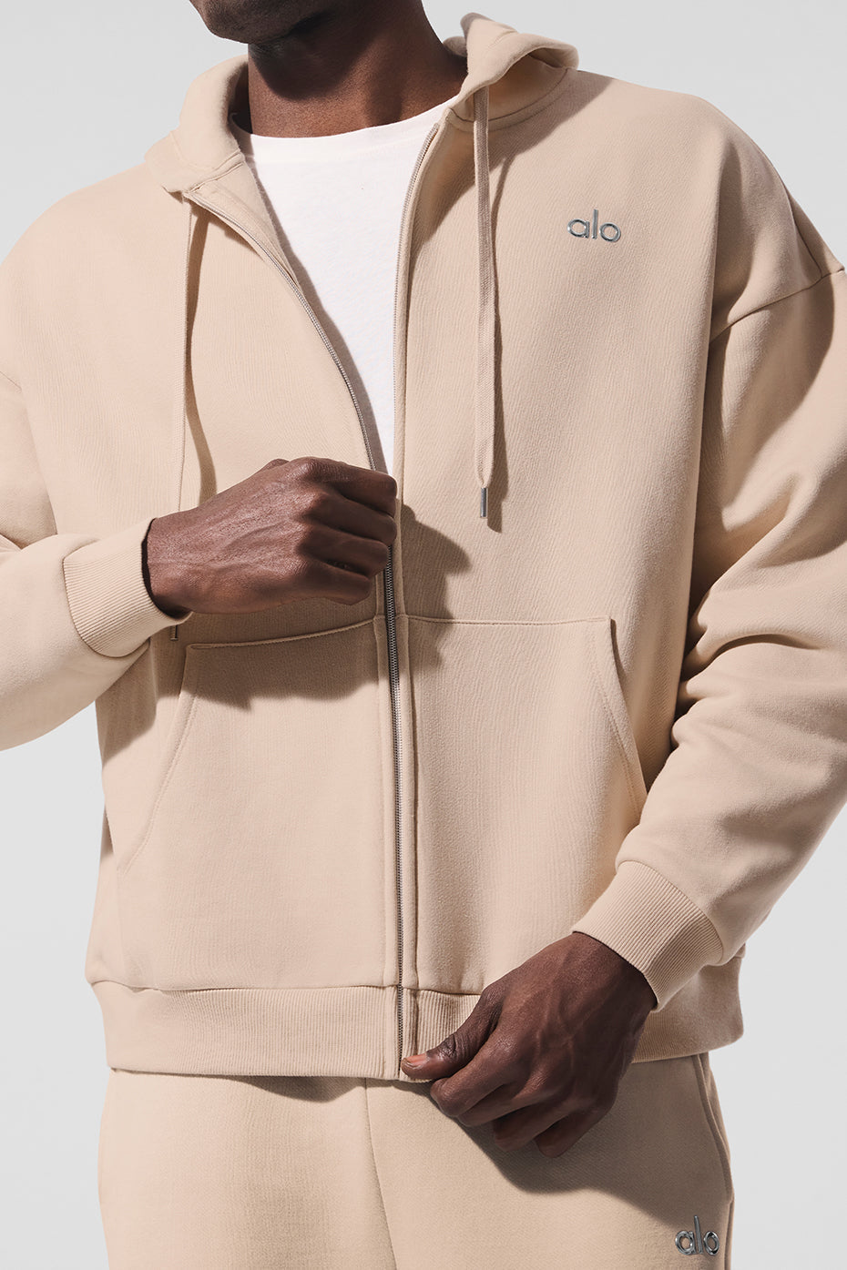 Accolade Full Zip Hoodie - Macadamia