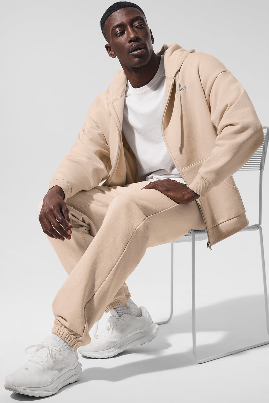 Accolade Full Zip Hoodie - Macadamia
